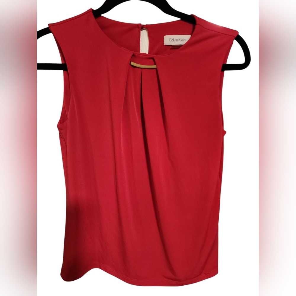 Women's Calvin Klein Top in Rose Pink size XS - Picture 4 of 4